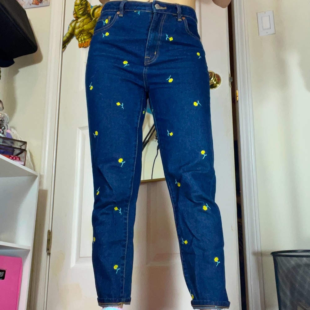 High rise jeans